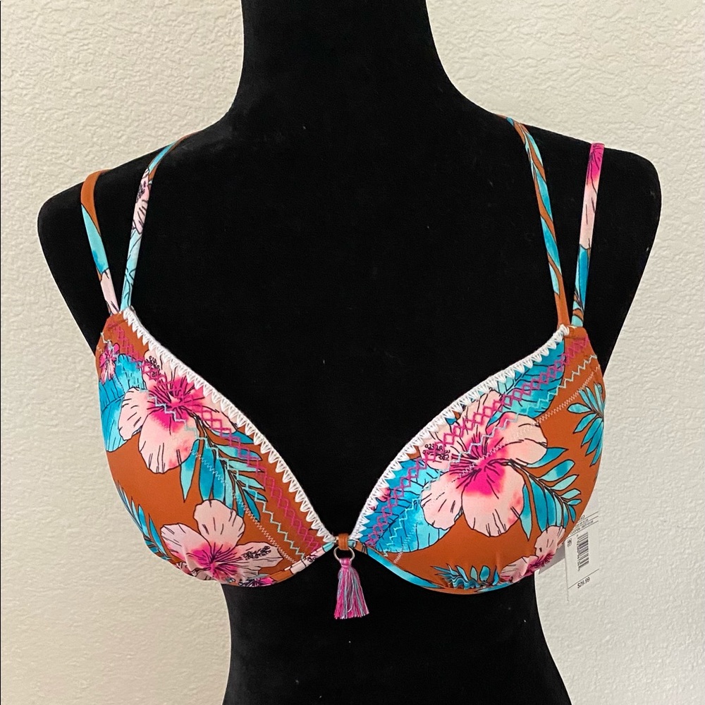 Shade & Shore Women’s Floral Design Bikini Top